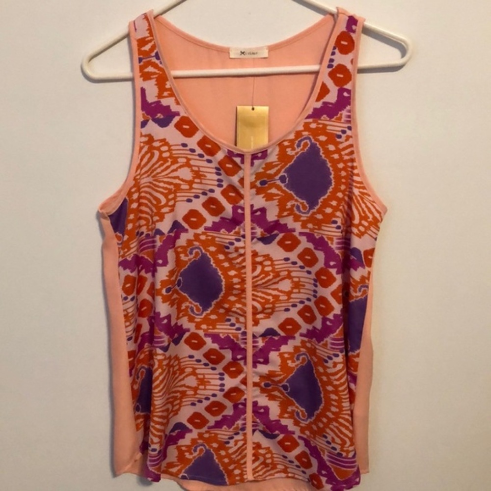 NWT Francesca’s Everly Sleeveless Blouse Size Medium